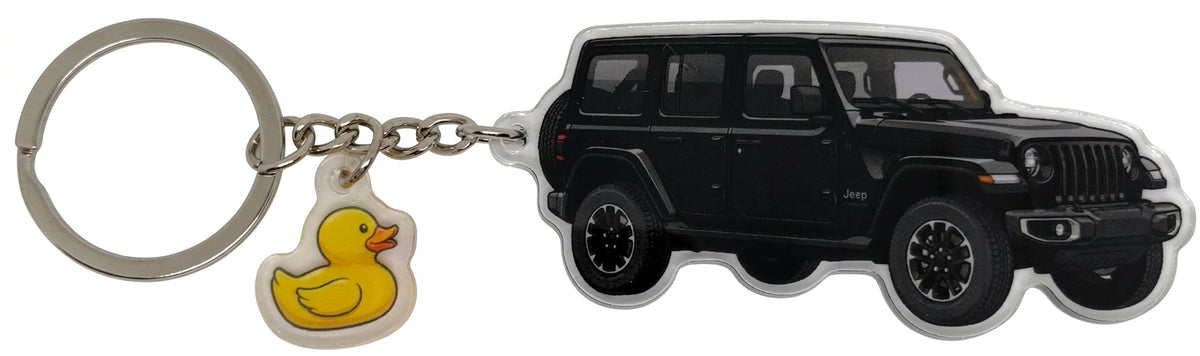 4x4 Duck Keychain