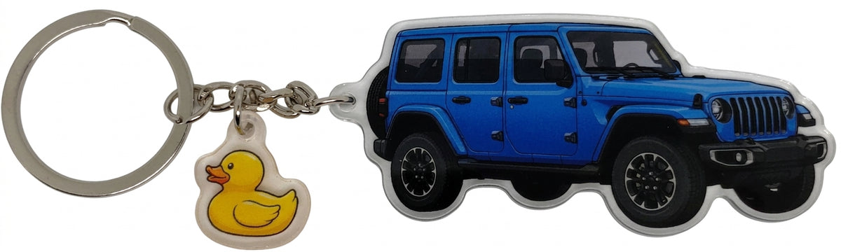 4x4 Duck Keychain