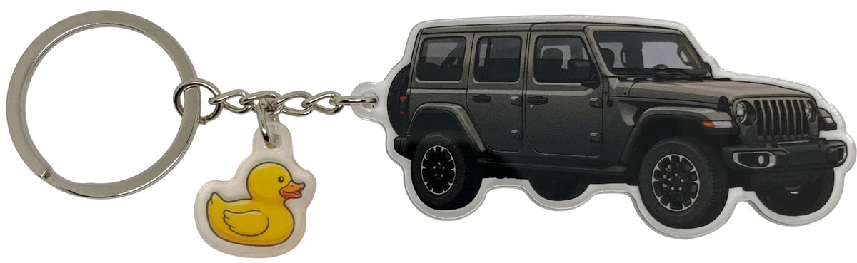 4x4 Duck Keychain