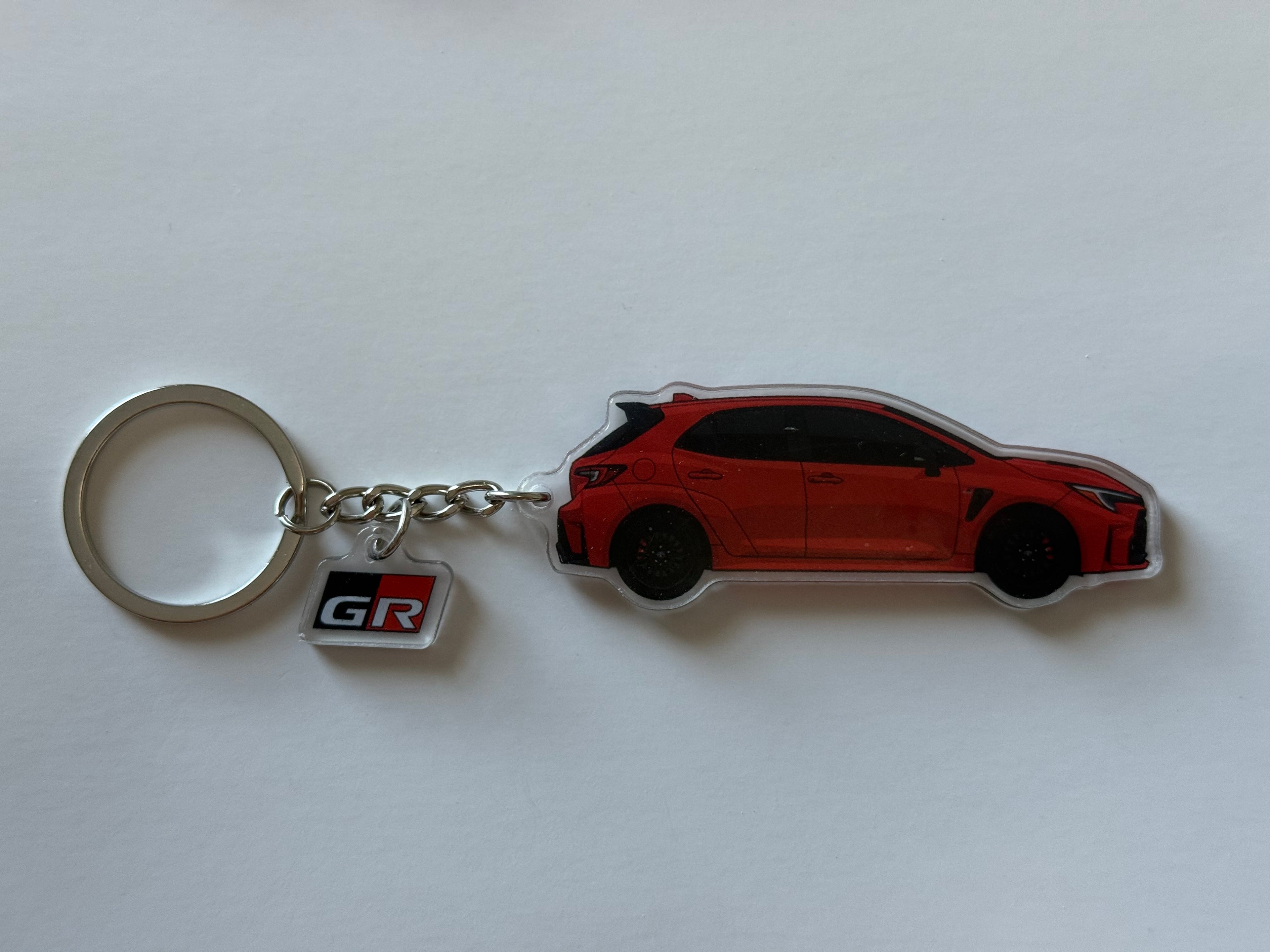 GR Corolla Keychain